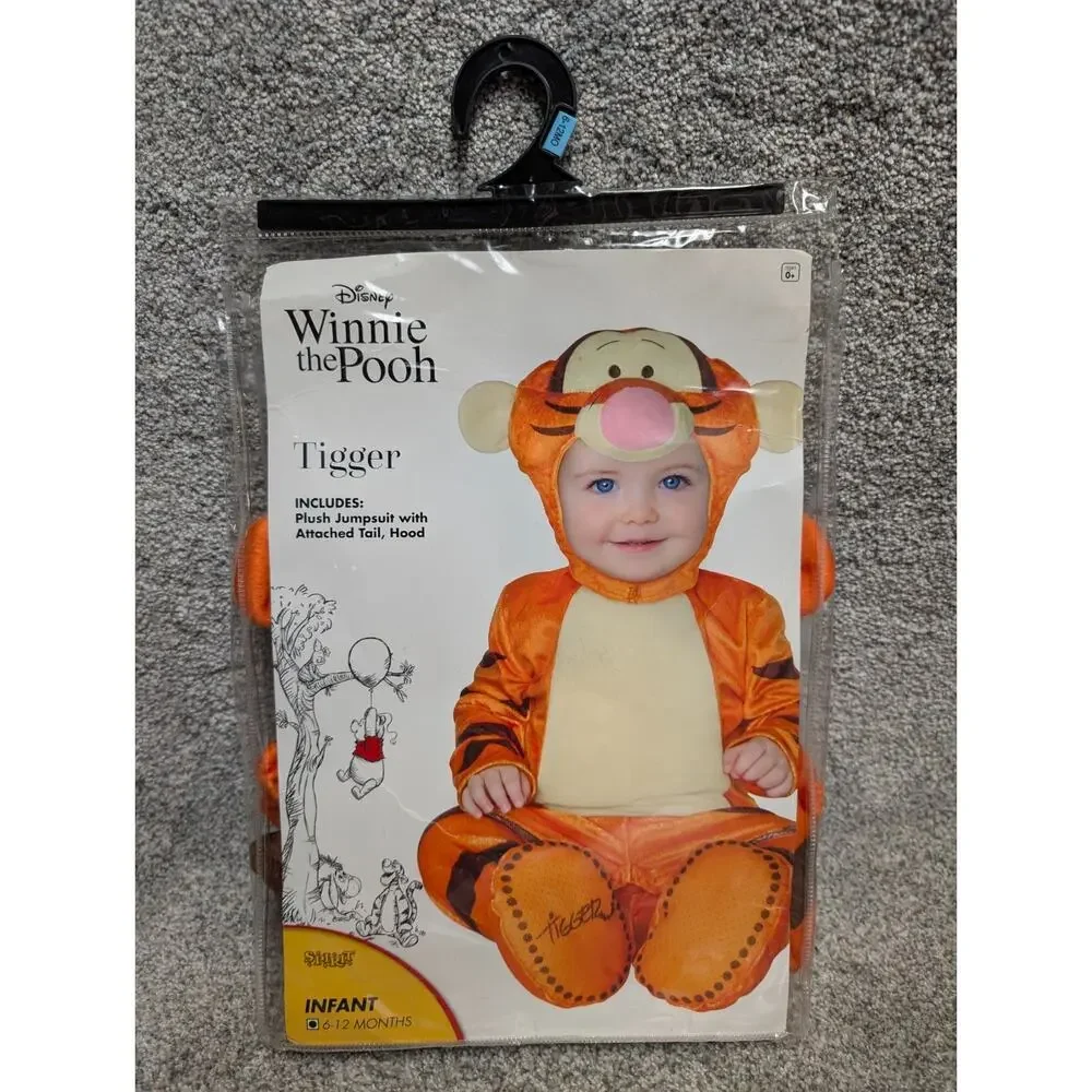 Spirit Halloween Baby Tigger Costume disney Winnie the Pooh 6-12 months infant